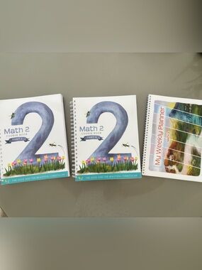 New! TGTB Math 2 Part 1 and Part 2 books.